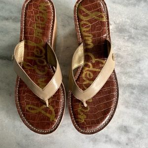 Sam Edelman thong wedges